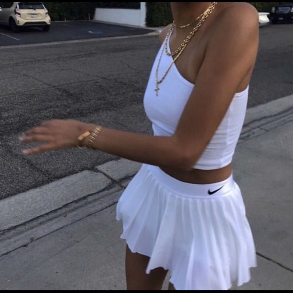 White Nike Victory skirt